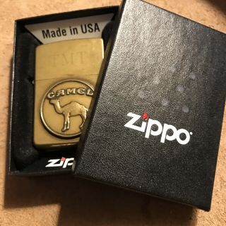Vintage Zippo Brass Lighter Joe Camel Coin Promo 60 Years 1932 - 1992 Engraved Tmt