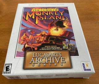 Lucasarts The Curse Of Monkey Island Cd - Rom And Madness Pc Windows Game