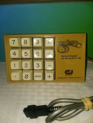 Cardkey Numeric Keypad For The Vic - 20 & C - 64 2