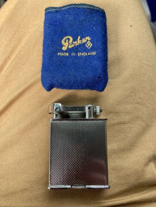 Rare Parker The Roller Beacon Dunhill Lift Arm Lighter With Case