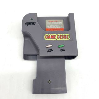 Vintage Game Genie Game Enhancer For The Nintendo Game Boy W Code Book 7539