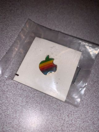 Vintage Apple Computer Logo Lapel Pin 1980s -