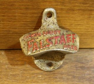 Falstaff Bottle Opener Vintage Starr - X Premium Quality Beer Wall Mount 1950s Era