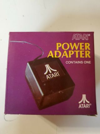 2600 Power Supply Ac Adapter Plug Orig Atari Purple