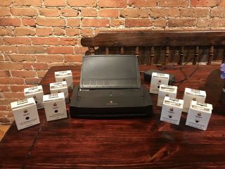 Rare Black Apple Color Stylewriter 2200 Printer W/ 10 Ink Cartridges