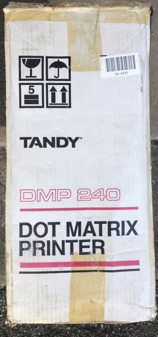 Vintage Tandy Dot Matrix Printer Dmp 240.