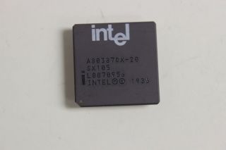 Intel A80387dx - 20 Sx105 Math Co - Processor With