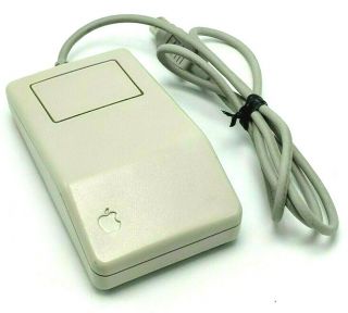 Apple Mac Rectangular Button Adb Mouse Model A9m0331 Macintosh - Usa Made