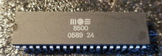 Mos 8500 Cpu Chip,  Microprocessor For Commodore 64,  And