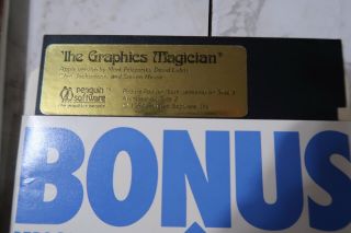 1984 Penguin Graphics Magician Utility Software for Apple II 3