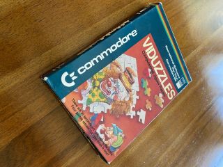 Commodore 64 (C64) Viduzzles Cartridge - Rare,  Boxed,  Complete (CIB),  and 3