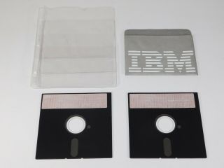 Vintage 1983 Ibm Dos Version 2.  10 Desktop Computer Software Pc 5.  25 " Floppy Disk