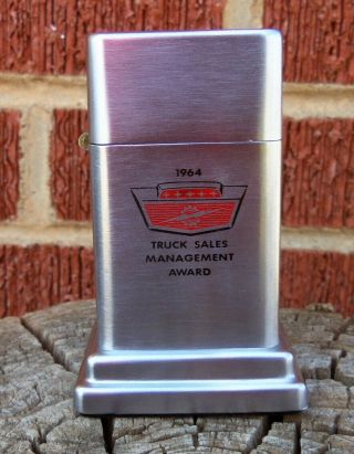 Very Rare Zippo (2517191) Ford Truck Sales 1964 Managment Award Lighter