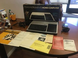Ti - 99/4a Home Computer Part No.  Phc004a 1981 With Video Modulator
