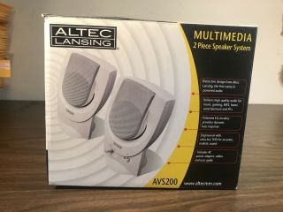Altec Lansing Multimedia 2 Piece Speaker System Avs200