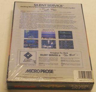 Highly Rated Silent Service by MicroProse for Atari ST - 2