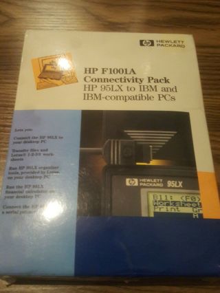 Hp F1001a Pc Connectivity Pack (vintage Palmtop Computer Cable Hp 95lx)