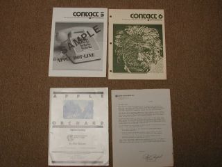 1980 Apple Ii Apple Orchard March/april 1979 Contact 5 6 June Oct Rare Letter