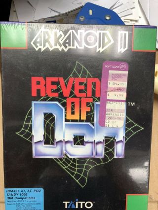 Vintage Software Ibm Game Arkanoid Ii Revenge Of Doh Nip