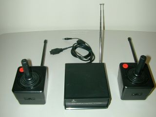 Atari Wireless Remote Control Joysticks 2600 400 800 1200 130 Xl Xe Commodore