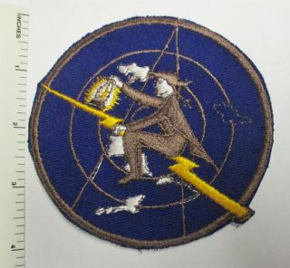 Us Air Force 963rd Airborne Early Warning & Control Squadron Patch Older Vintage