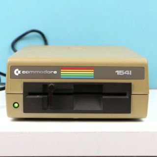 Vintage Commodore 1451 Floppy Disk Drive Powers On Otherwise As - Is