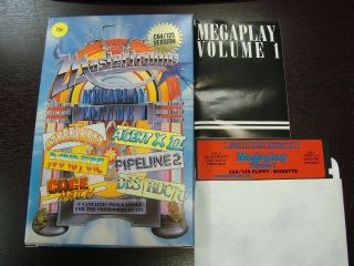 Vintage Megaplay Volume 1 For Commodore 64/128 (1) 5.  25 " Disk By Mastertronic