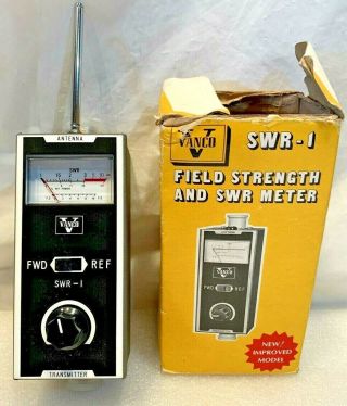 Vintage Vanco Swr - I Field Strength Power & Swr Meter Cb/ham Radio Tester
