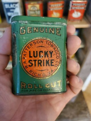 Lucky Strike (sample) Vertical Pocket Tobacco Tin