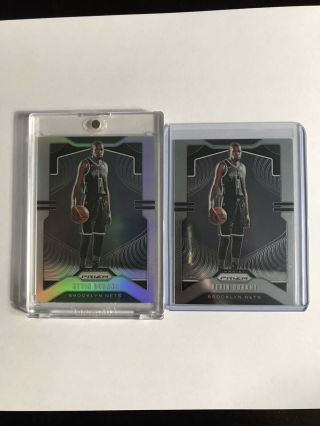 2019 - 20 Panini Chronicles Kevin Durant Prizm Silver And Base