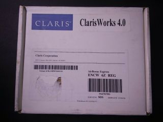 Clarisworks 4.  0 For Apple Macintosh Mac Computers - Document Software A6