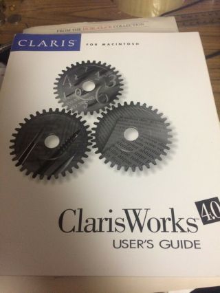 Claris - Claris 4.  0 for Macintosh 3.  5 Media 6 Floppy Discs,  bonus softwar 3
