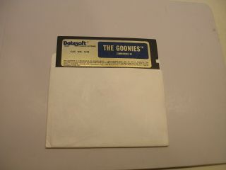 Highly Rated,  The Goonies Disk By Datasoft For Commodore 64/128