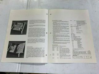 1972 DEC PDP - 8 TA8 DECcassette TAPE SYSTEM OPTIONS BULLETIN 2