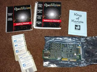 Opalvision Card For The Commodore Amiga - - Manuals And Diskettes