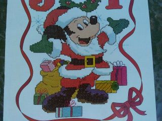 Vintage Walt Disney Characters Christmas in Counted Cross Stitch Charts Paragon 3