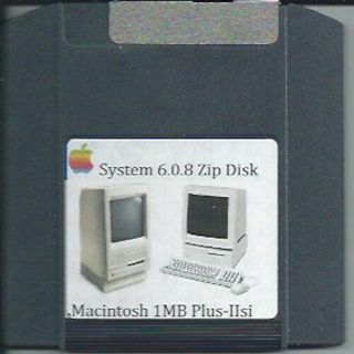 Zip 100 Boot Disk Macintosh System 6.  0.  8