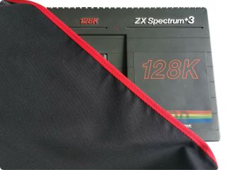Zx Spectrum 128k,  3 - Cotton Canvas - Traffic Black - Stylish Dust Cover