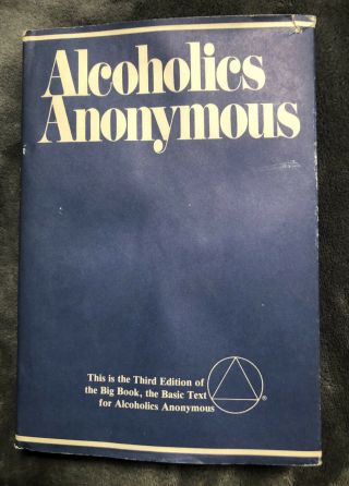 1987 Alcoholics Anonymous 3rd Edition 27th Printing Aa Big Book Vintage