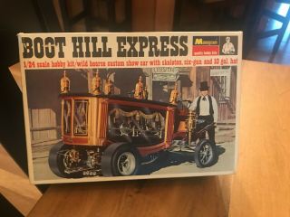 Vintage 1967 Issue Monogram " Boot Hill Express " Started Model Kit