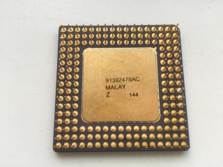 Intel A80486SX - 20,  SX406,  Intel 486 SX - 20,  rare Vintage CPU,  GOLD,  conditio 2