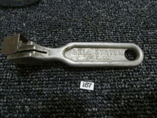 Vintage Bell System Wire Cable Stripper Dismantling Tool Aluminum Handle Rare