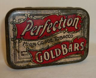 Perfection - Gold Bars - Tobacco Tin - 2 Oz