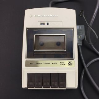 Commodore 64 C2n Data Cassette Tape Player For C64 Computer