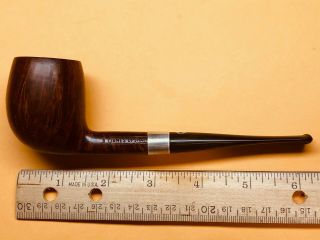 James Upshall B Pipe Made By Hand In Tilshead England With A Silver Band