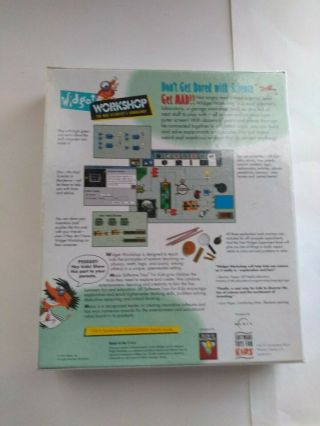 Maxis Widget Workshop The Mad Scientist ' s Laboratory Windows 95 CD - Rom 2