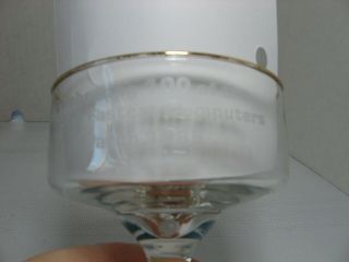 CRAY RESEARCH INC CHAMPAGNE GLASS CELEBRATING CRAY Y - MP COMPUTER 2