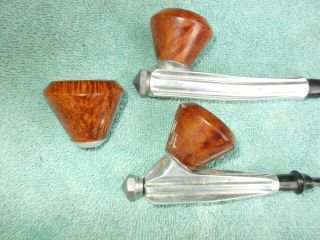 2 Vintage Kirsten Pipes,  Model T Bent Pipe And Model B - Plus Extra Bowl