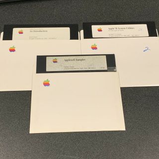 Apple Iic 2c System Introduction Software Disks Vintage Computer Verified 1984
