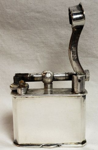 Vintage Sterling Silver Lift Arm Lighter Made in Mexico Estate 925 2
